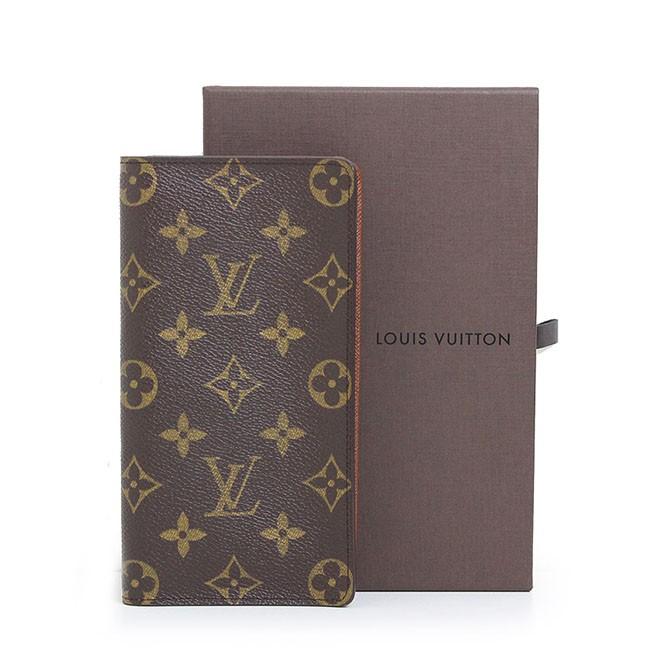ルイ・ヴィトン Louis Vuitton ポルト カルト クレディ 札入れ カード入れ 二つ折り 長財布 モノグラム ブラウン M60825 レディース