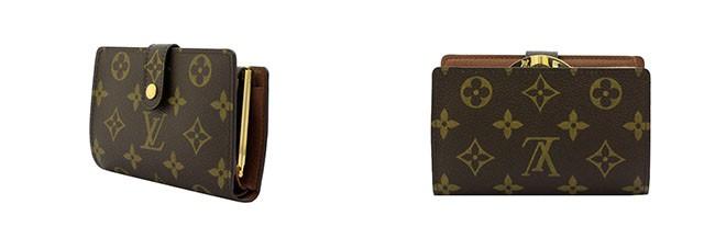 ルイ・ヴィトン Louis Vuitton ポルトフォイユ ヴィエノワ 札入れ 小銭入れ がま口 二つ折り財布 モノグラム ブラウン M61674 レディース