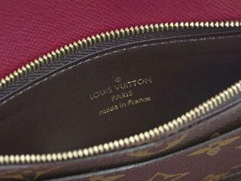 LOUIS VUITTON ルイ ヴィトン ポルトフォイユジョセフィーヌ M60708  コーティングキャンバス、モノグラム、フューシャ  3つ折り財布