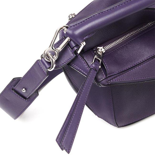 ロエベ/LOEWEハンドバッグ (2WAY仕様) PUZZLE SMALL CLASSIC CALF VIOLET パープル系 32230 k74 6120 レディース