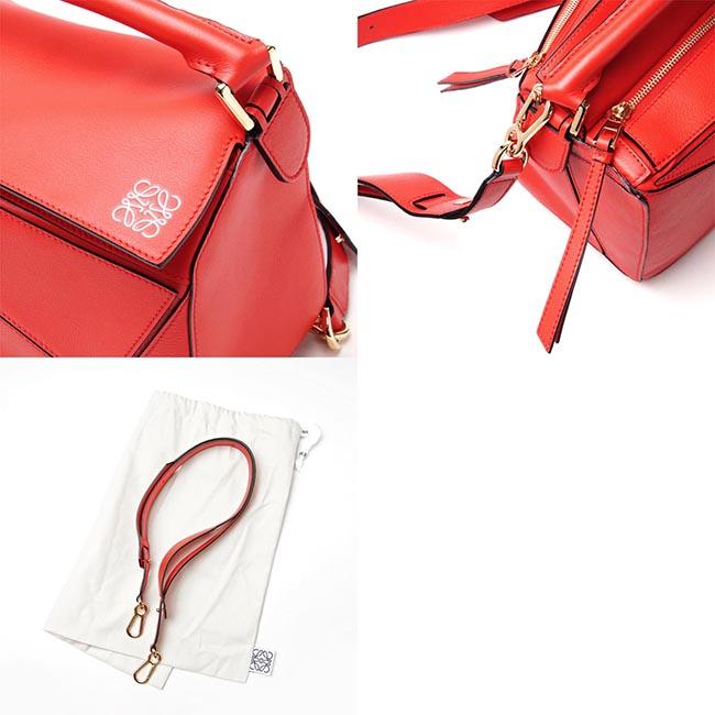 ロエベ/LOEWE ハンドバッグ(2WAY仕様) PUZZLE SMALL CLASSIC CALF PRIMARY RED レッド系 32230 k74 7931 レディース