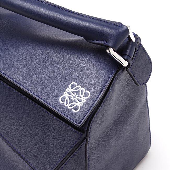ロエベ/LOEWE  ハンドバッグ(2WAY仕様) PUZZLE SMALL CLASSIC CALF MARINE ブルー系 32230 k74 5510 レディース
