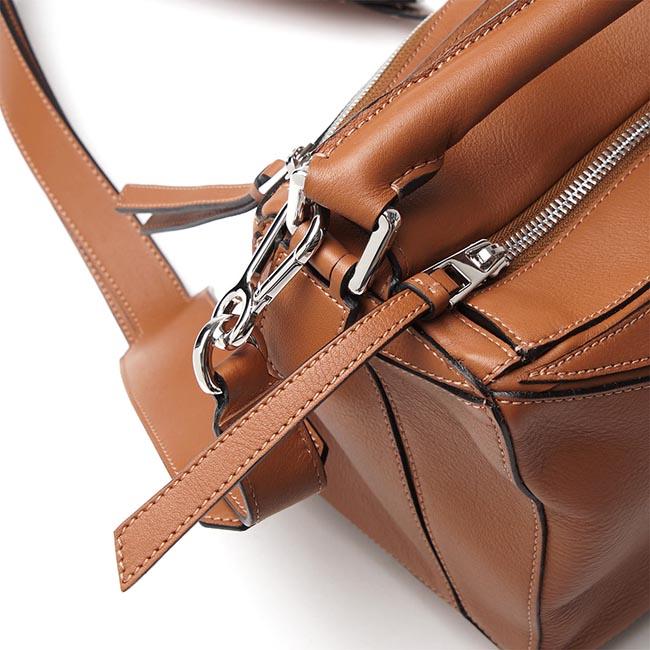 ロエベ/LOEWE ハンドバッグ(2WAY仕様) PUZZLE SMALL CLASSIC CALF TAN ブラウン系 32230 k74 2530 レディース