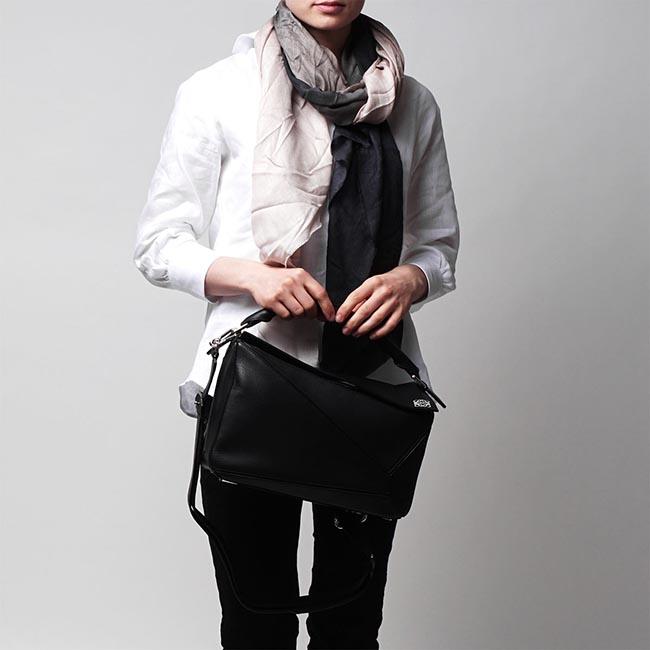 ロエベ  LOEWE ハンドバッグ(2WAY仕様) PUZZLE SMALL CLASSIC CALF BLACK ブラック系 32230 k74 1100 レディース