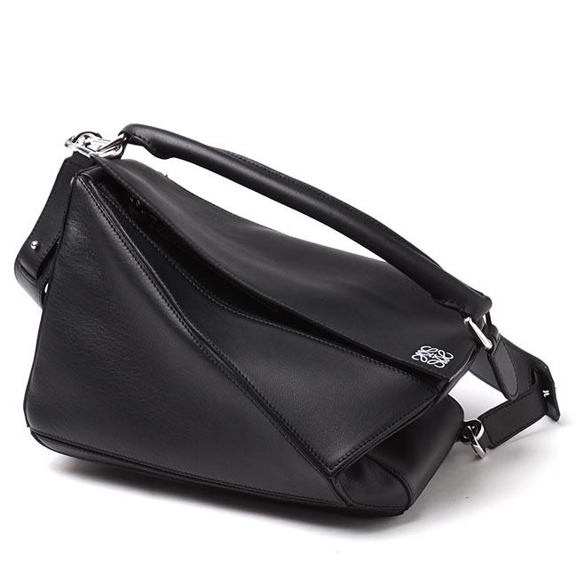 ロエベ  LOEWE ハンドバッグ(2WAY仕様) PUZZLE SMALL CLASSIC CALF BLACK ブラック系 32230 k74 1100 レディース