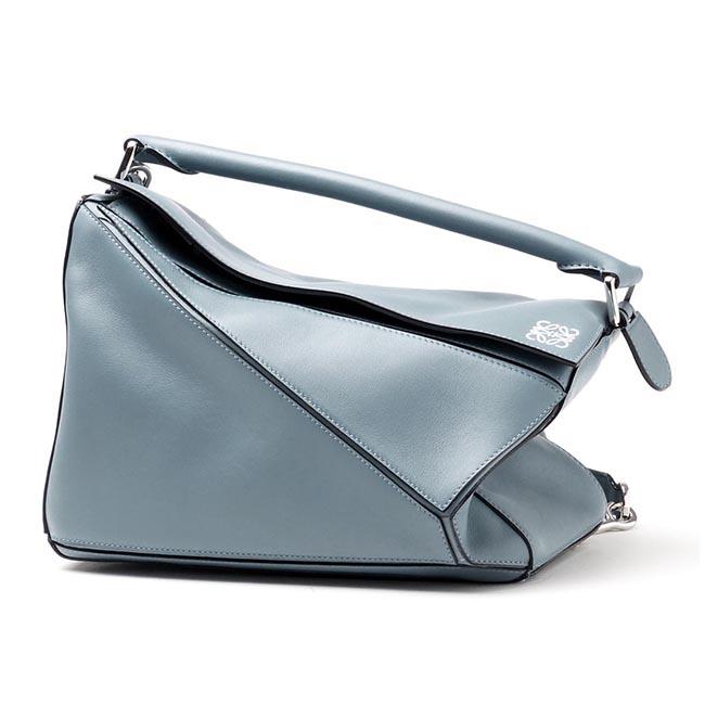 ロエベ LOEWE ハンドバッグ(2WAY仕様) PUZZLE SMALL CLASSIC CALF STONE BLUE ブルー系 32230 k74 5900 レディース