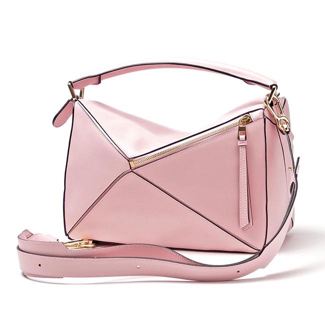  ロエベ/LOEWE ハンドバッグ(2WAY仕様) PUZZLE SMALL CLASSIC CALF SOFT PINK ピンク系 32230 k74 7610 レディース