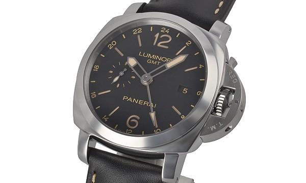 パネライ ルミノール1950 ３デイズ ＧＭＴ ２４Ｈオートマチック アッチャイオ ４４ｍｍ PAM00531