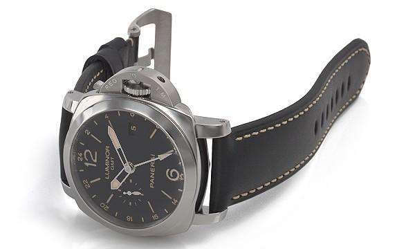 パネライ ルミノール1950 ３デイズ ＧＭＴ ２４Ｈオートマチック アッチャイオ ４４ｍｍ PAM00531