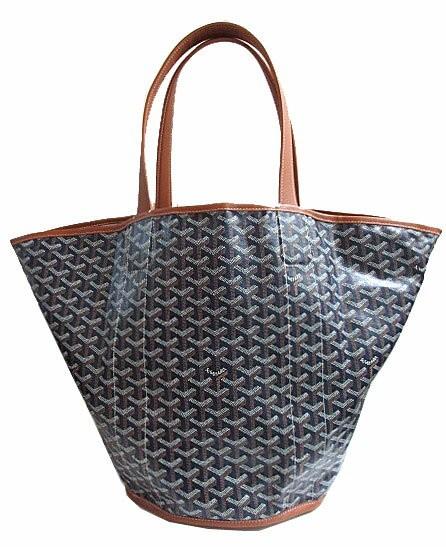  GOYARD ゴヤール マーカージュ トート バッグ ネイビー 紺 キャンバス リバーシブル ショッパー・リボンのラッピング G2020625