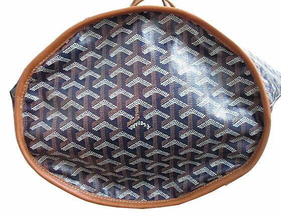  GOYARD ゴヤール マーカージュ トート バッグ ネイビー 紺 キャンバス リバーシブル ショッパー・リボンのラッピング G2020625