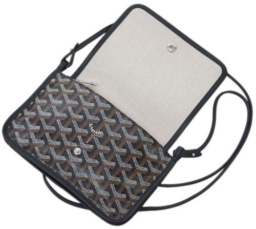 ゴヤールバッグ  GOYARD ショルダーバッグ ポシェット PLUMET PM ブラック  キャッシュレスで G2020645