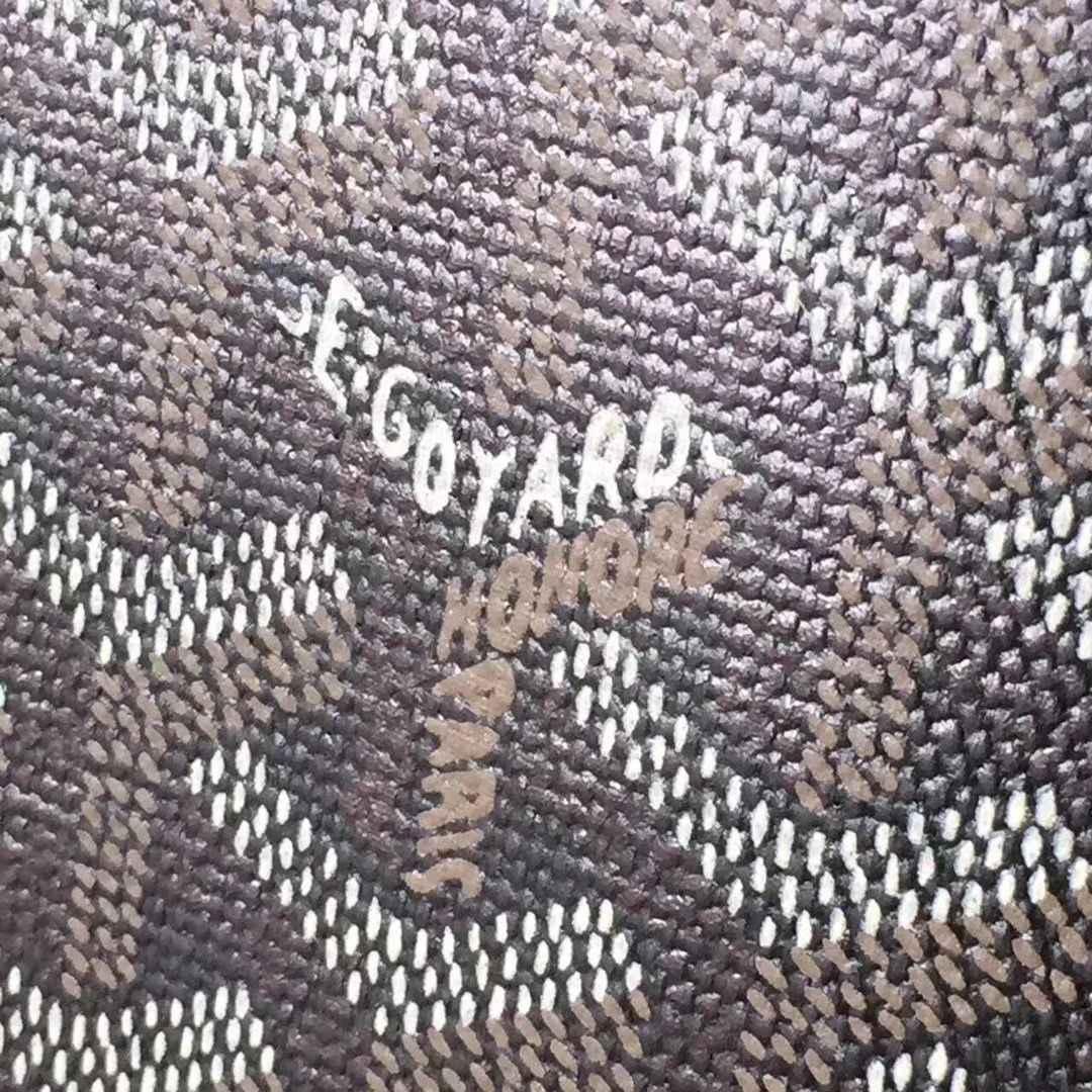 GOYARD  ゴヤール ベルヴェデール ユニセックス ショルダーバッグ ブラック/ブラウン×シルバー金具 G2020885