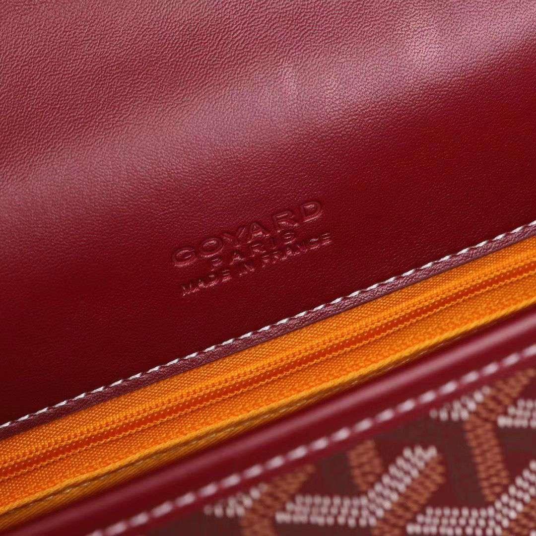GOYARD  ゴヤール ベルヴェデール ユニセックス ショルダーバッグ 赤×シルバー金具 G2020888