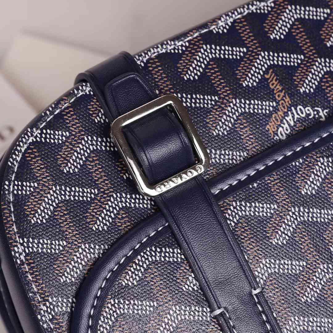 GOYARD  ゴヤール ベルヴェデール ユニセックス ショルダーバッグ ネイビー×シルバー金具 G2020699