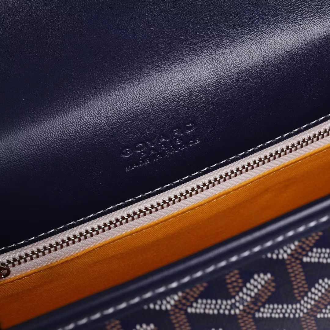 GOYARD  ゴヤール ベルヴェデール ユニセックス ショルダーバッグ ネイビー×シルバー金具 G2020699