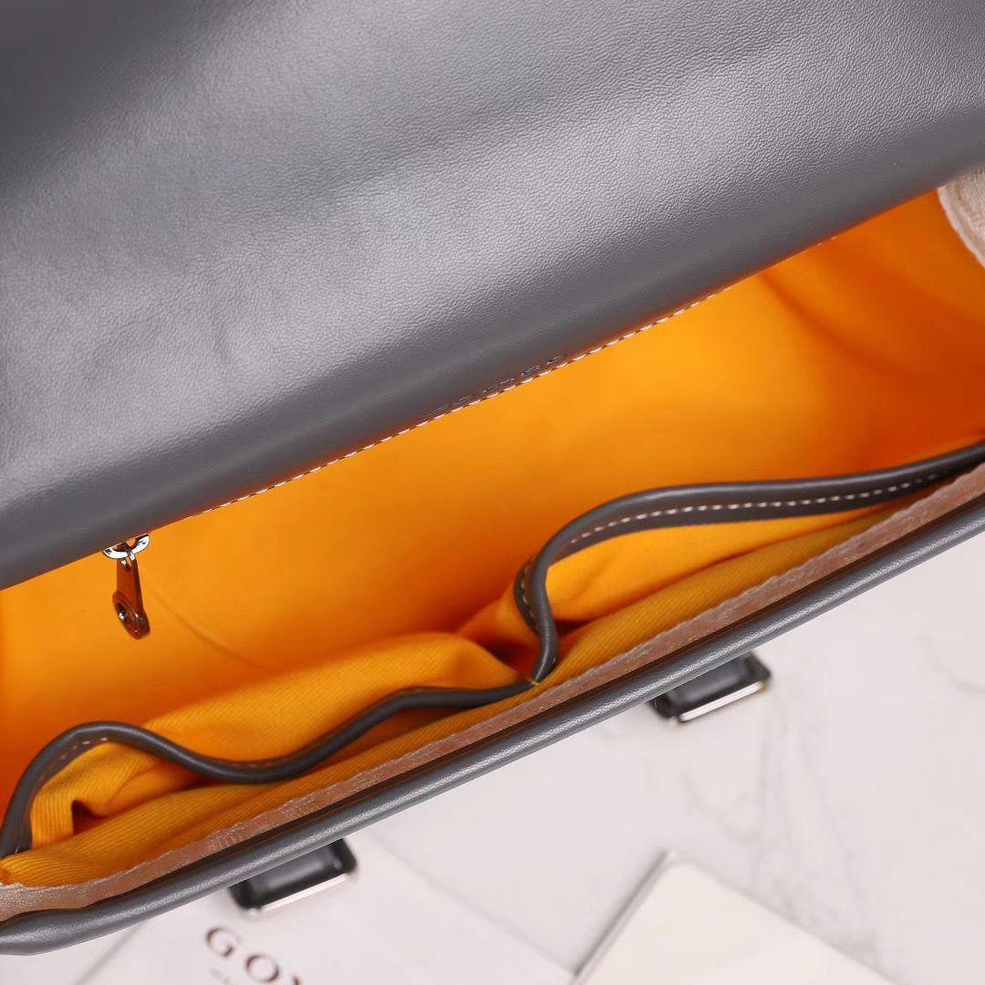 GOYARD  ゴヤール ベルヴェデール ユニセックス ショルダーバッグ グレー×シルバー金具G2020697