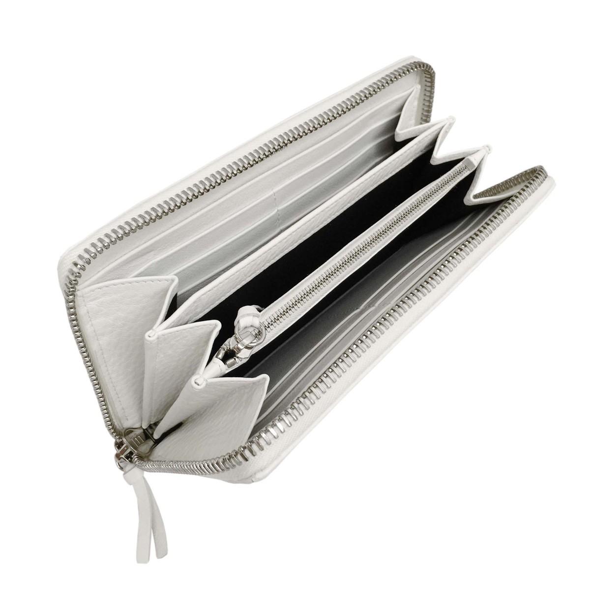 BALENCIAGA バレンシアガ 381226 DLQ0N 9002 ペーパー PAPIER ジップアラウンド 長財布 ホワイト
