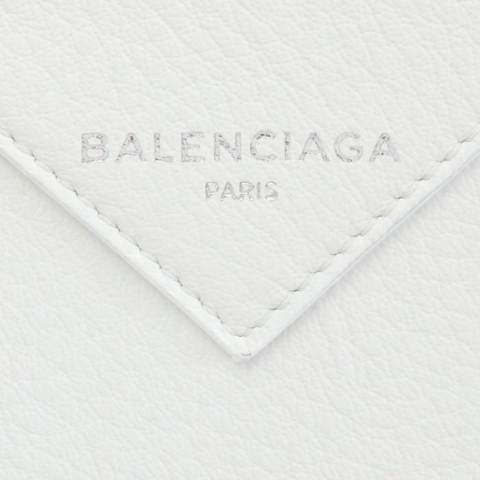 バレンシアガ BALENCIAGA 371662 ミニ財布 ペーパー PAPIER ZA BILLFOLD 二つ折り財布 ホワイト 371662 DLQ0N 9002