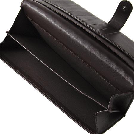 BOTTEGA VENETA(ボッテガヴェネタ) 134075-V001N-2040小銭入れ付長財布　カラーダークブラウン