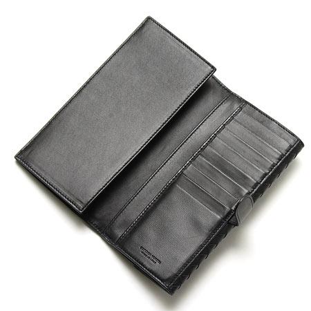 ボッテガヴェネタ BOTTEGA VENETA 長財布 イントレチャート/INTRECCIATO ブラック 134075 V001N 1000 メンズ