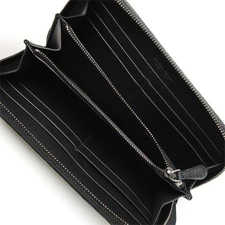 ボッテガヴェネタ BOTTEGA VENETA  小銭入れ付き 114076-VAHF3-1000　ラウンドファスナー長財布 カラー　ブラック