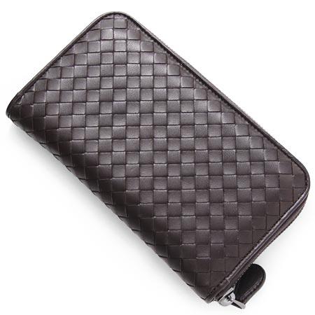 ボッテガヴェネタ財布 BOTTEGA VENETA 長財布 114076 V001N 2040 ブラウン ウォレット ボッテガ・べネタ レザー 本革 イントレチャート ギフト