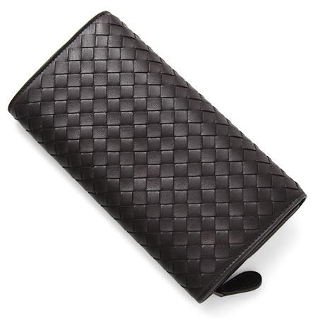 ボッテガヴェネタ長財布 BOTTEGA VENETA  150509-V001N 2040 ダークブラウン 小銭入れ付き