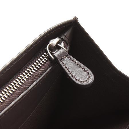 ボッテガヴェネタ BOTTEGA VENETA 小銭入れ付き 長財布 ダークブラウン 156819-V4651-2040