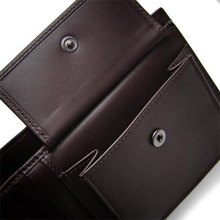 BOTTEGA VENETA ボッテガヴェネタ  113112-V4651-2040　二つ折り財布 小銭入れ付 カラーダークブラウン