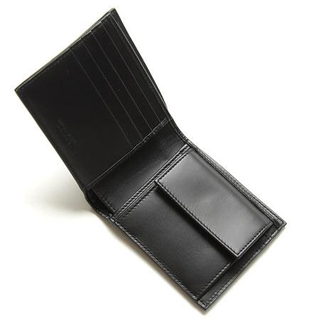 ボッテガヴェネタ BOTTEGA VENETA 二つ折り財布 イントレチャート/INTRECCIATO ブラック 193642 V4651 1000 メンズ