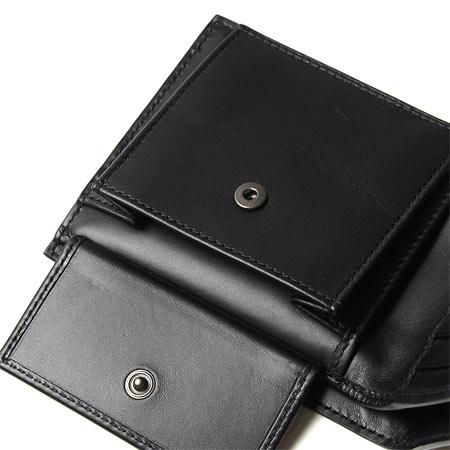 ボッテガヴェネタ BOTTEGA VENETA 二つ折り財布 イントレチャート/INTRECCIATO ブラック 193642 V4651 1000 メンズ