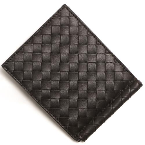 ボッテガヴェネタ ベネタ マネークリップ 2つ折財布 メンズ レザー ダークブラウン 123180-V4651-2040