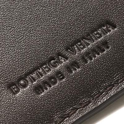 ボッテガヴェネタ ベネタ マネークリップ 2つ折財布 メンズ レザー ダークブラウン 123180-V4651-2040