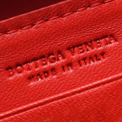 ボッテガヴェネタ長財布  イントレチャート 赤 ニューレッド 114076 V001N 6524 レディース