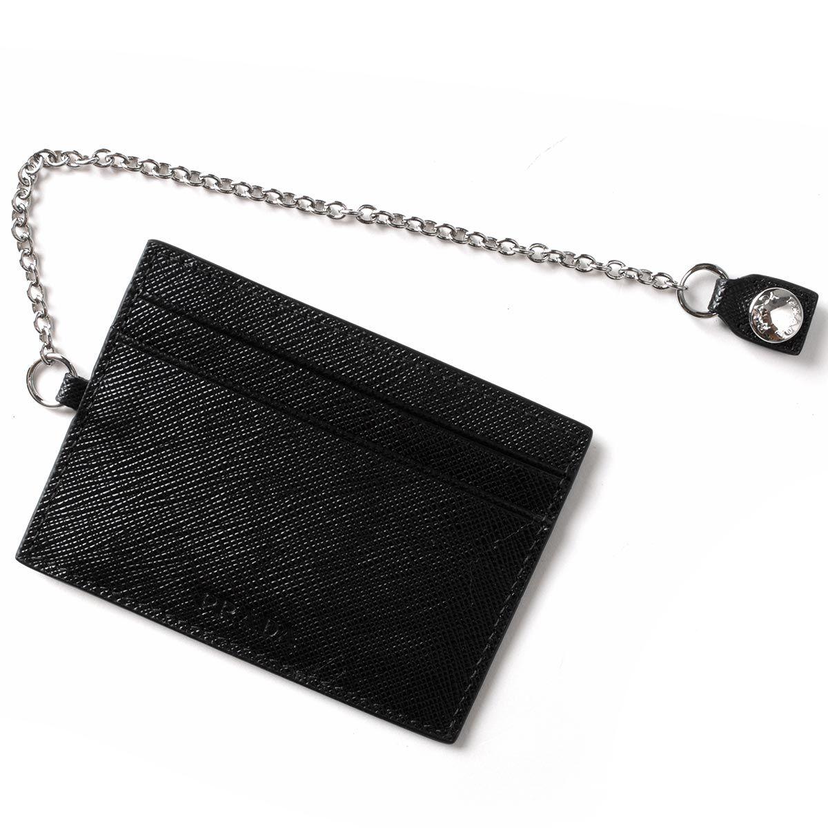 プラダ PRADA 長財布 SAFFIANO TRIANG ブラック 1MH132 QHH F0632 メンズ レディース