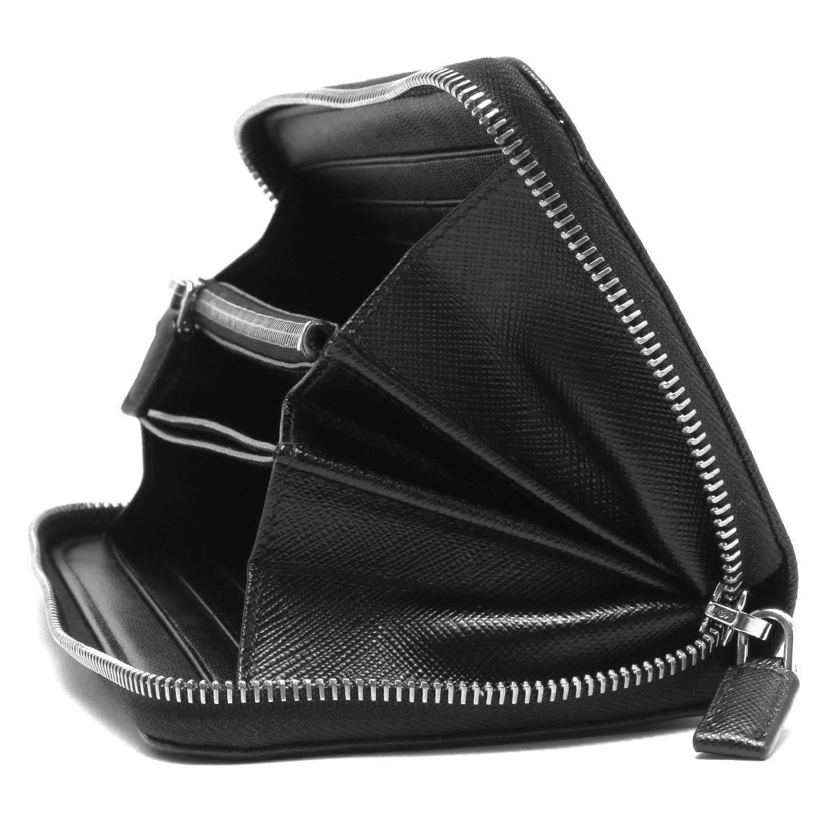 プラダ PRADA 長財布 サフィアーノ/SAFFIANO ブラック 2ML317 053 F0002 メンズ