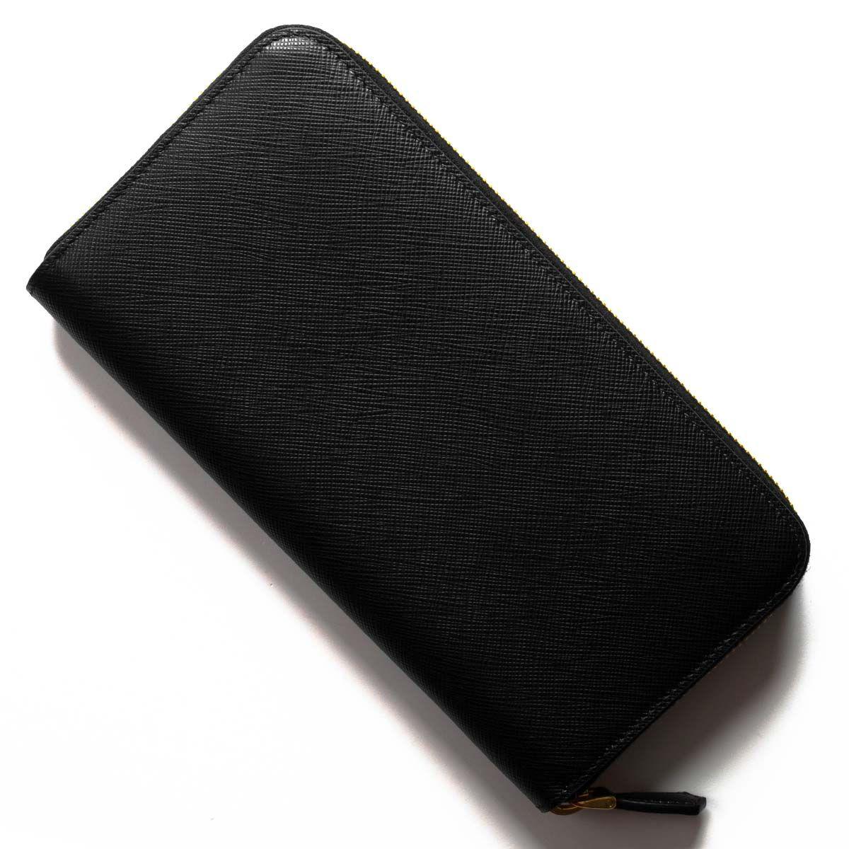 プラダ PRADA 長財布 サフィアーノ/SAFFIANO シャイン/SHINE ブラック 1ML506 2EBW F0002 レディース
