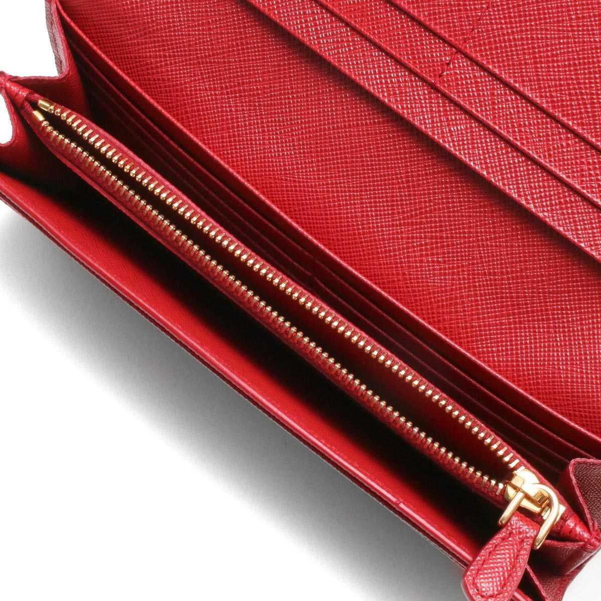 プラダ PRADA 長財布 サフィアーノ/SAFFIANO シャイン/SHINE フォーコレッド 1MH132 2EBW F068Z レディース