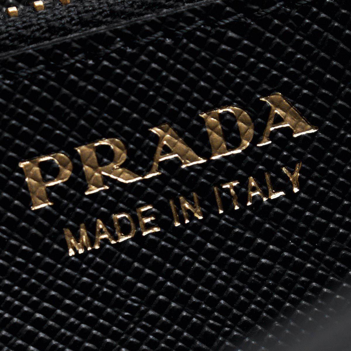 プラダ PRADA 長財布 サフィアーノ/SAFFIANO フィオッコ/FIOCCO ブラック 1MH132 ZTM F0002 レディース