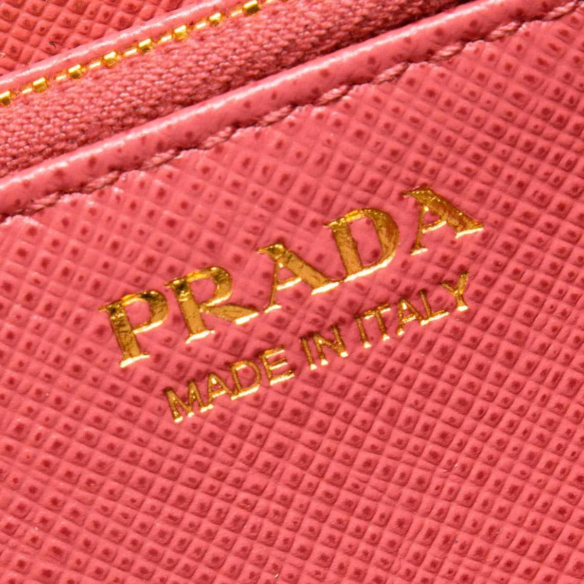 プラダ PRADA 長財布 サフィアーノ/SAFFIANO シャイン/SHINE ペオニアピンク 1ML506 2EBW F0505 レディース