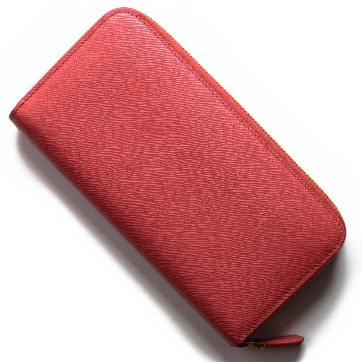 プラダ PRADA 長財布 サフィアーノ/SAFFIANO シャイン/SHINE ペオニアピンク 1ML506 2EBW F0505 レディース