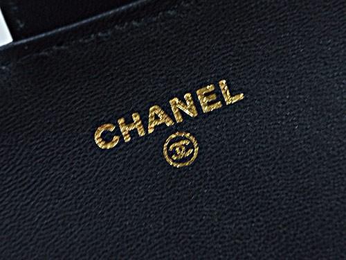 シャネル財布 A80758 CHANELクラシック ロング フラップウォレット 長札ファスナー 小銭入れ付き 長財布 マトラッセライン ブラックxボルドーゴールド金具