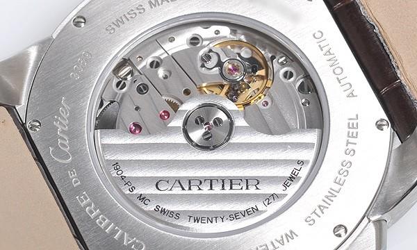 カルティエ  カリブル ドゥ カルティエ 茶ストラップ W7100037
