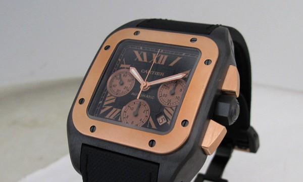 カルティエ  サントス１００ クロノ ＸＬ W2020004