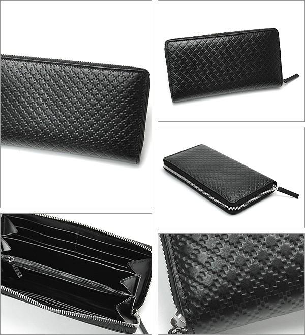 グッチGUCCI長財布 サイフ メンズ 財布 長財布 ディアマンテ ラウンドファスナー長財布 ブラック 251728-AF41N-1000