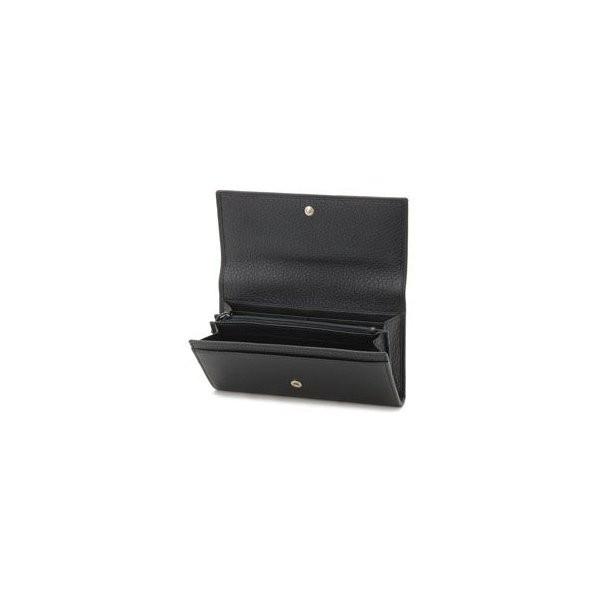 グッチ GUCCI 財布 GUCCI 282414 A7M0G 1000 長財布 タッセル インターロッキング カーフ ブラック ブランド