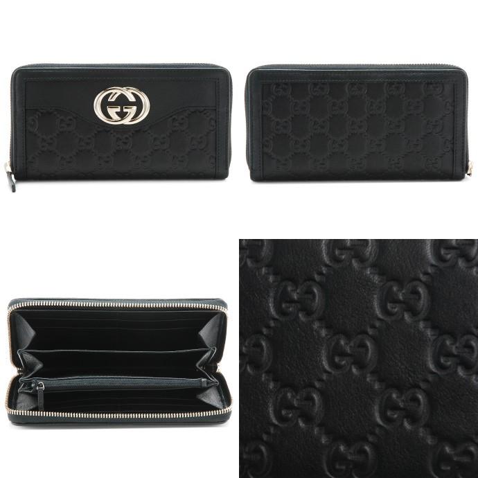 GUCCI/グッチ Sukey スーキー ラウンドファスナー長財布 308012 AA61G 1000