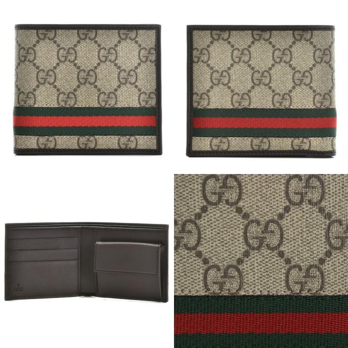 グッチGUCCI Web ウェブ 二つ折り財布 138073 KGD8R 9791