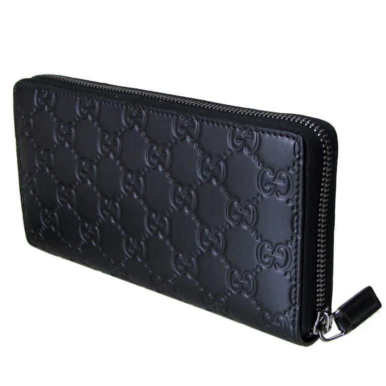 グッチ GUCCI 長財布 ラウンドファスナー AVEL アヴェル GGレザー グッチシマ ブラック 307987 CWC1R 1000